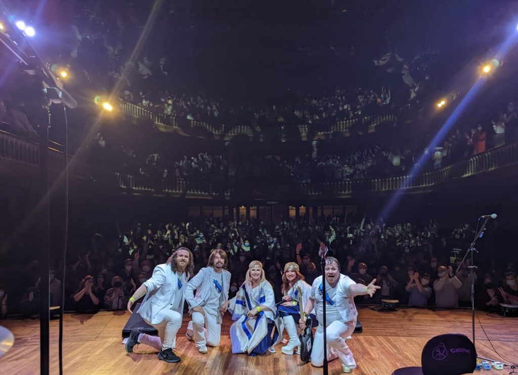 Masters Of The Stage stage selfie at Palau De Musica Barcelona